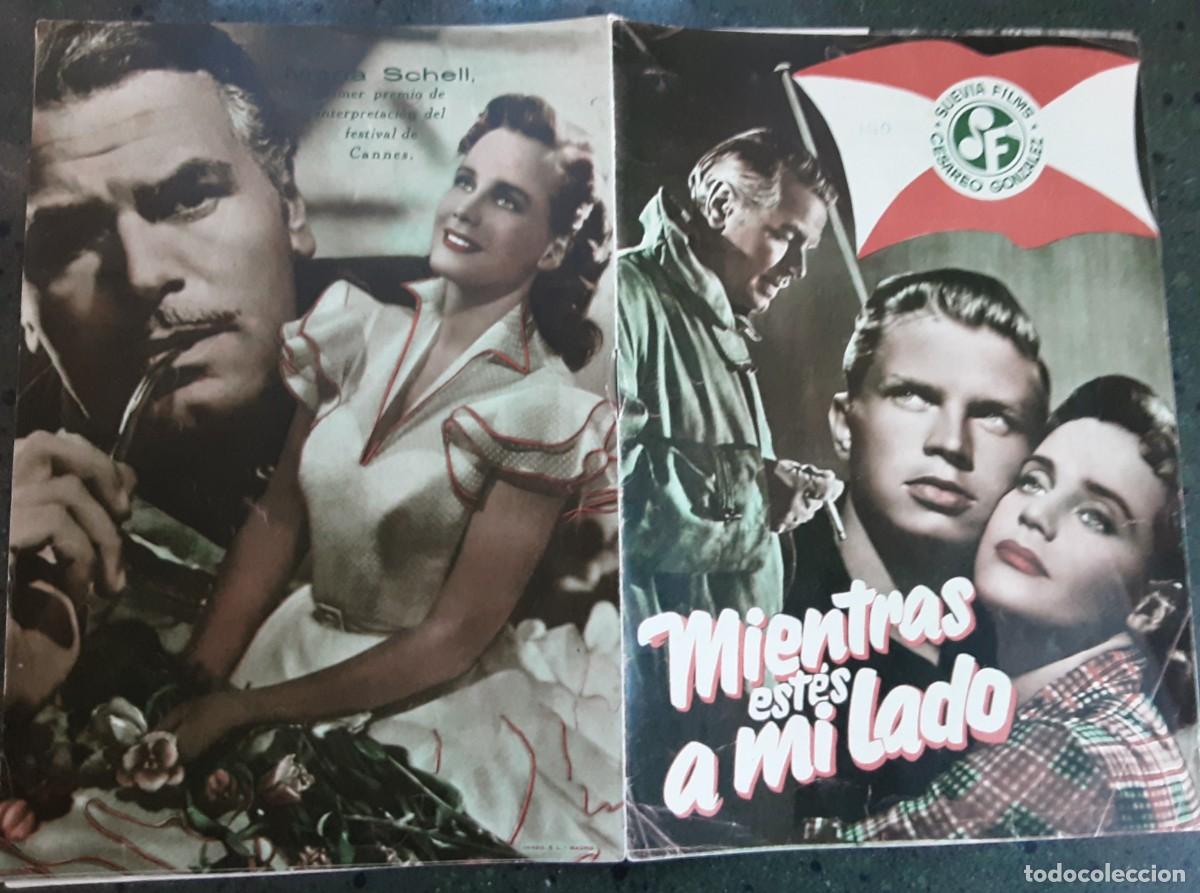 Cine: MIENTRAS ESTES A MI LADO, MARIA SCHELL, O.W. FISCHER, HARDY KRUGER.