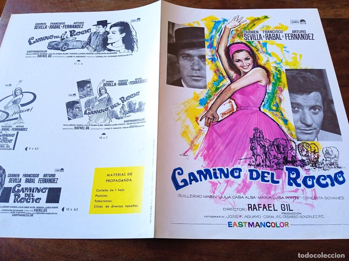 Cine: Camino del Rocio - Carmen Sevilla, Paco Rabal, Arturo Fernandez - Guia original Paramount 1966 Mac