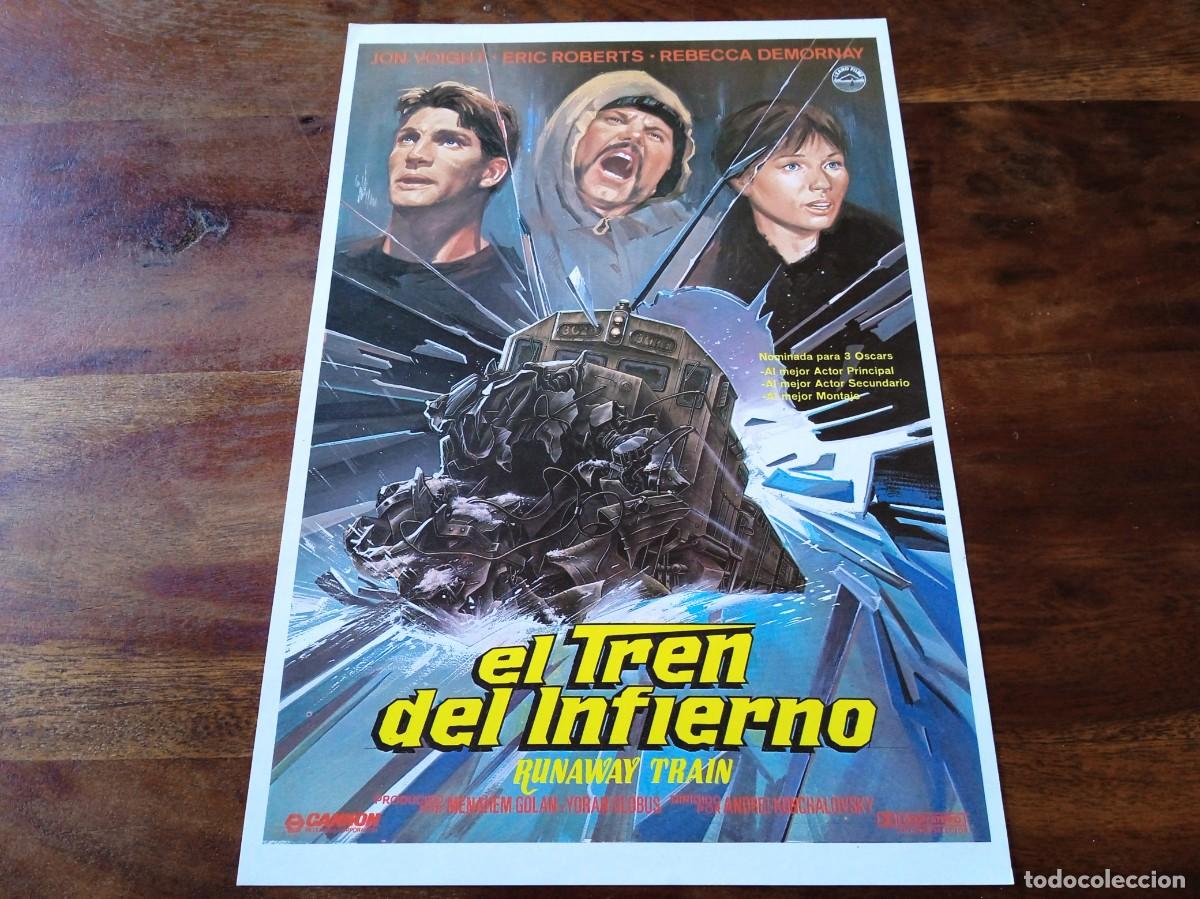 Cine: El tren del infierno - Jon Voight, Eric Roberts, Rebecca De Mornay - Gu&iacute;a original Izaro Films 1986