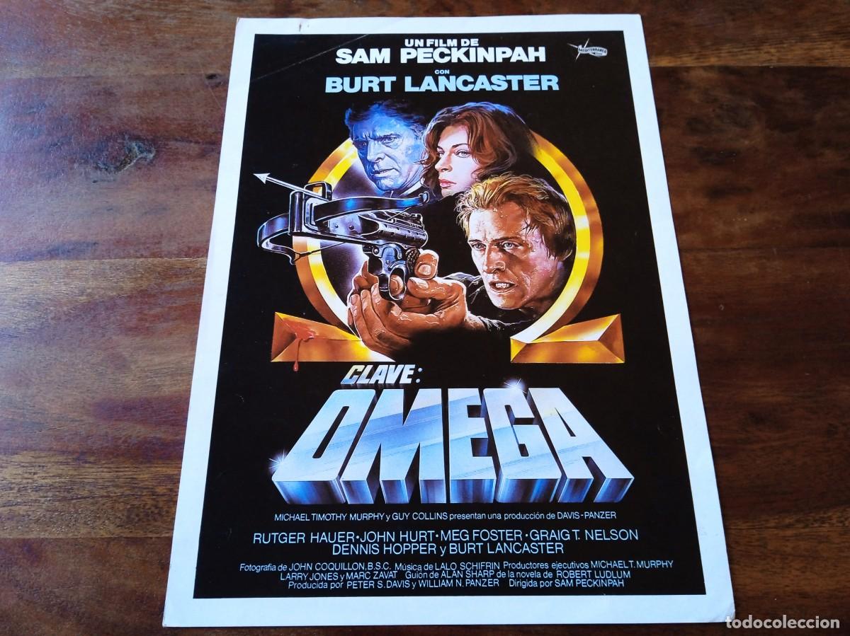 Cine: Clave: Omega - Burt Lancaster, Rutger Hauher, J. Hurt,S. Peckinpah - Guia original Mediterr&aacute;neo 1983