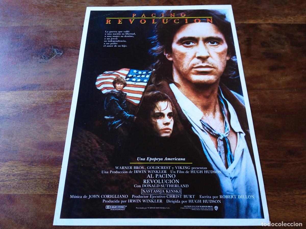 Cine: Revolucion - Al Pacino, Donald Sutherland, Nastassja Kinski - Guia original Warner 1986