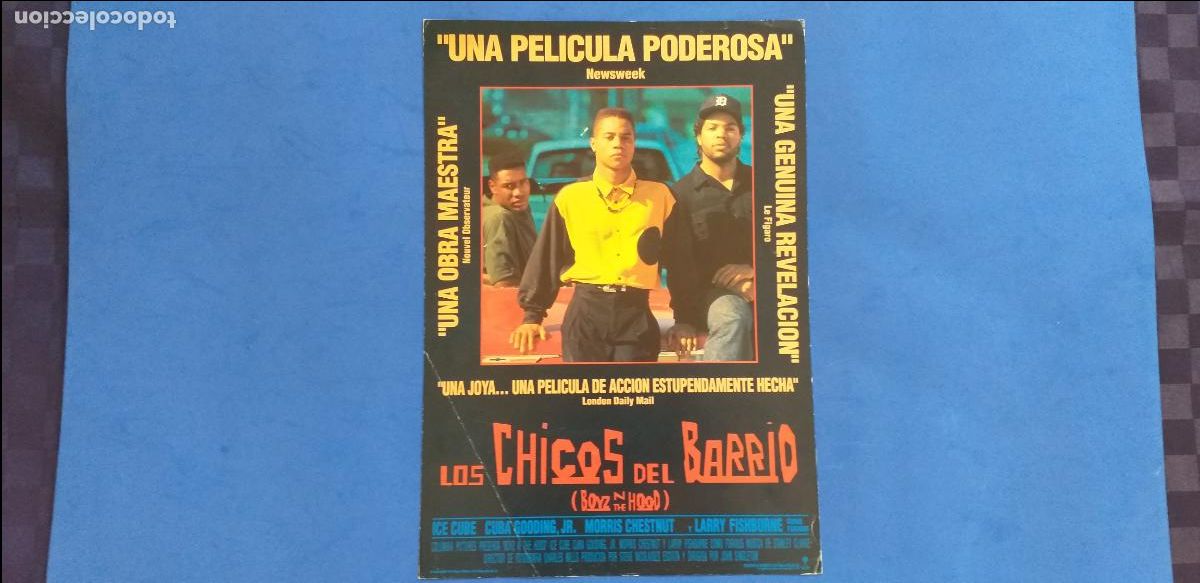 Cine: GUIA SIMPLE: LOS CHICOS DEL BARRIO. ICE CUBE, CUBA GOODING JR, MORRIS CHESTNUT, LARRY FISHBURNE.