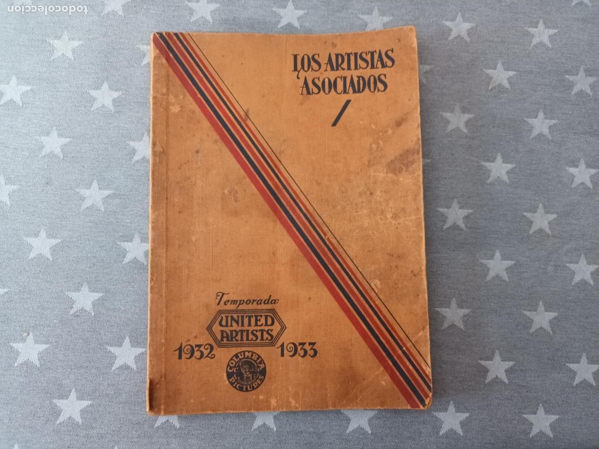 Cine: CAT&Aacute;LOGO ARTISTAS ASOCIADOS. UNITED ARTISTS 1932 1933. COLUMBIA PICTURES. GUIAS CINE