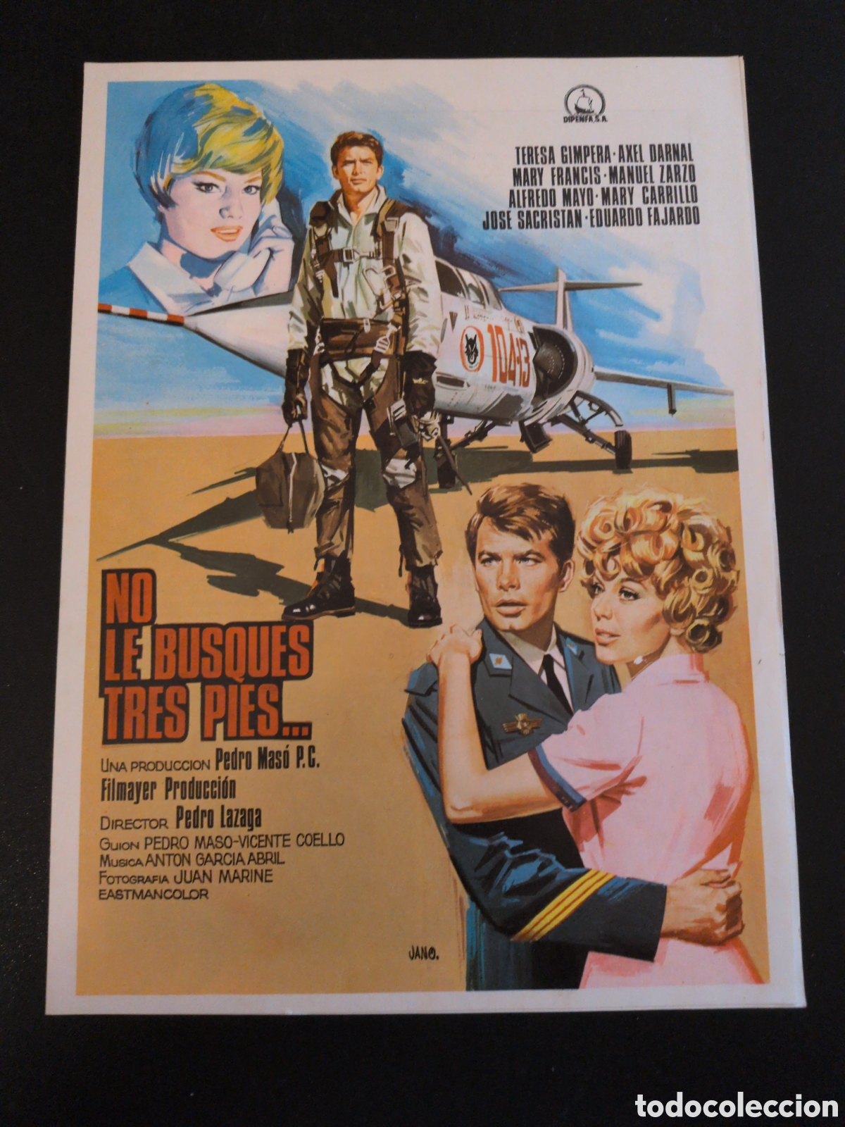 Cine: NO LE BUSQUES TRES PIES... TERESA GIMPERA EDUARDO FAJARDO JANO GUIA DE CINE ORIGINAL B125