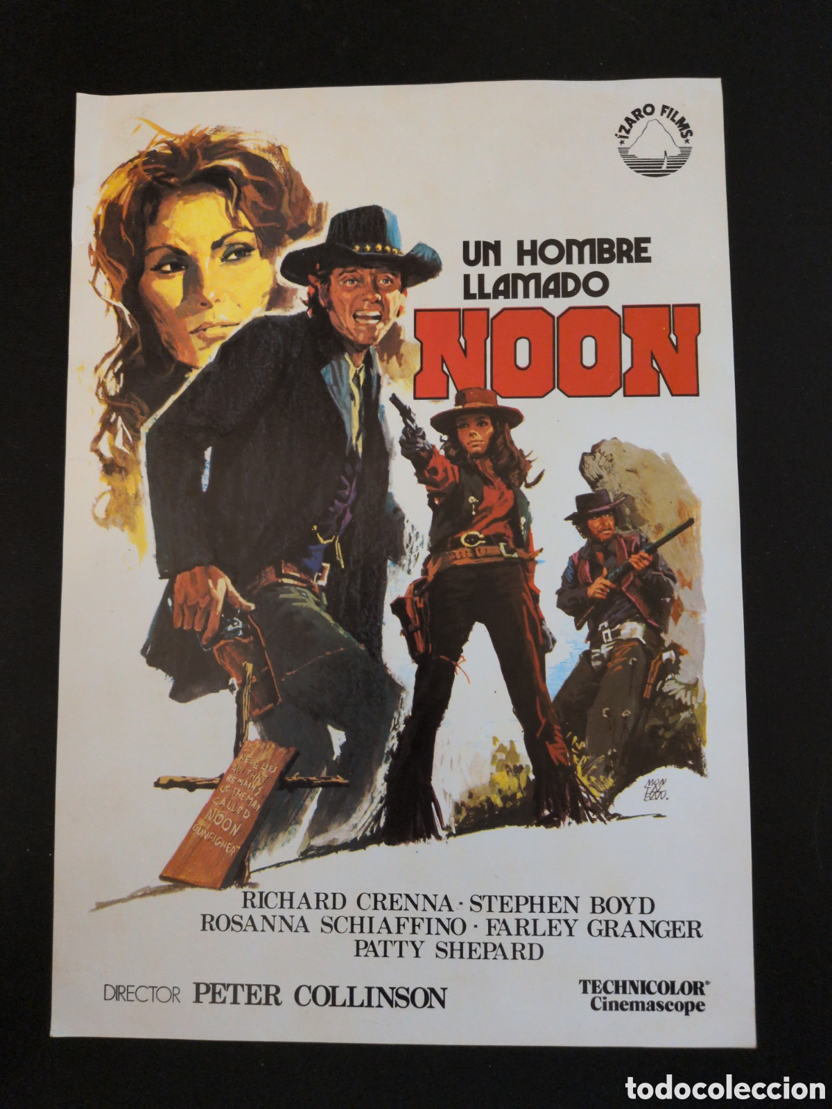 Cine: Un hombre llamado Noon - Richard Crenna, Stephen Boyd, R. Schiaffino GUIA DE CINE ORIGINAL B125