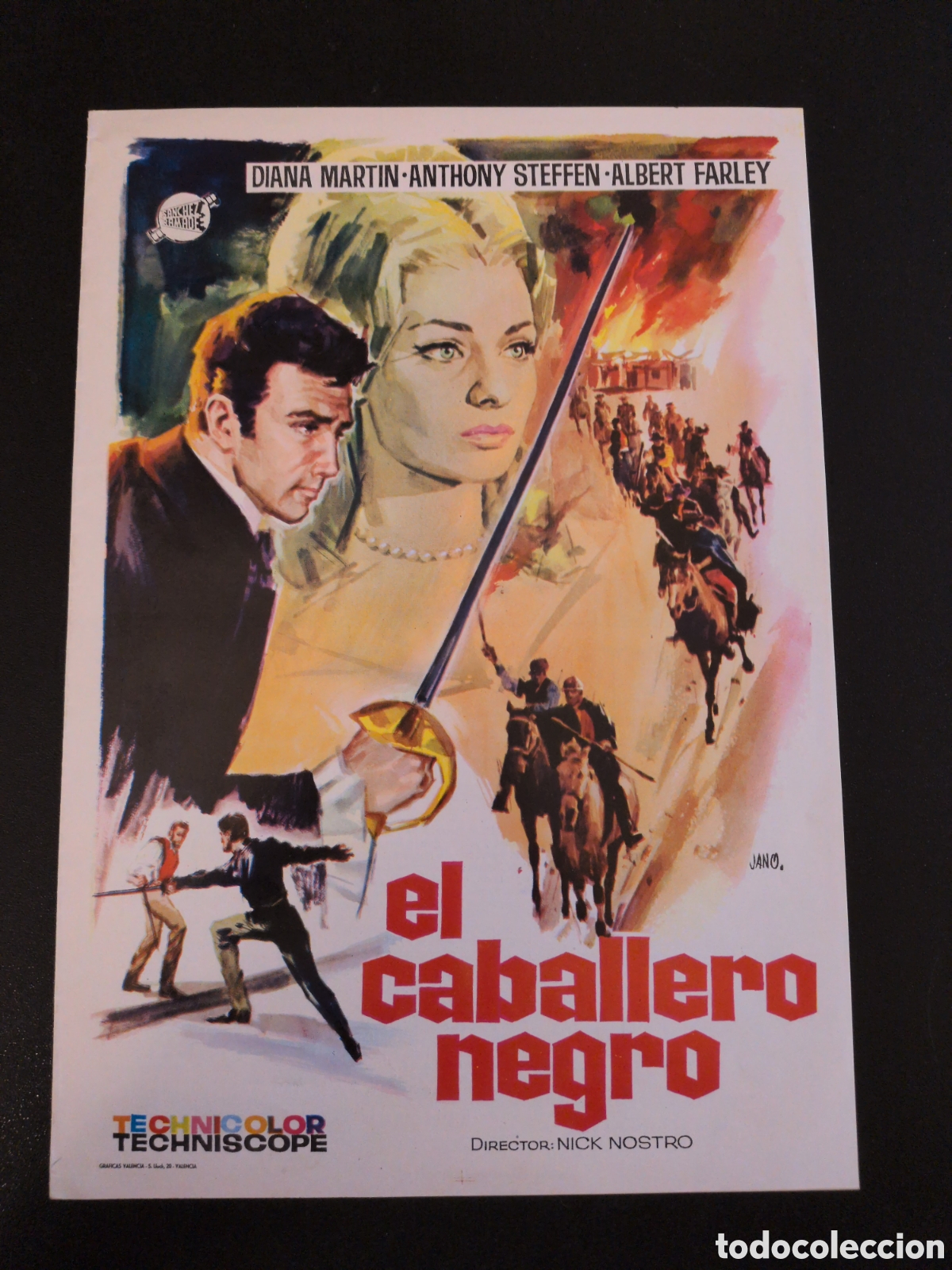 Cine: el caballero negro anthony steffen diana martin JANO GUIA DE CINE ORIGINAL B125