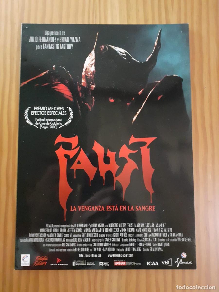 Cine: Gu&iacute;a / Dossier de Prensa de Cine Faust La Venganza est&aacute; en la Sangre (2001) Brian Yuzna
