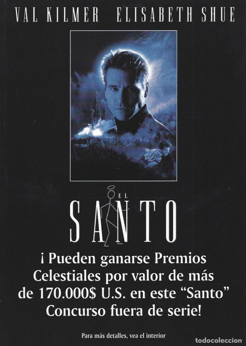 Cine: VC201 EL SANTO-GUIA PUBLICITARIA PEQUE&Ntilde;A-21 X 15 CM-PLEGADO EN CUATRO PARTES
