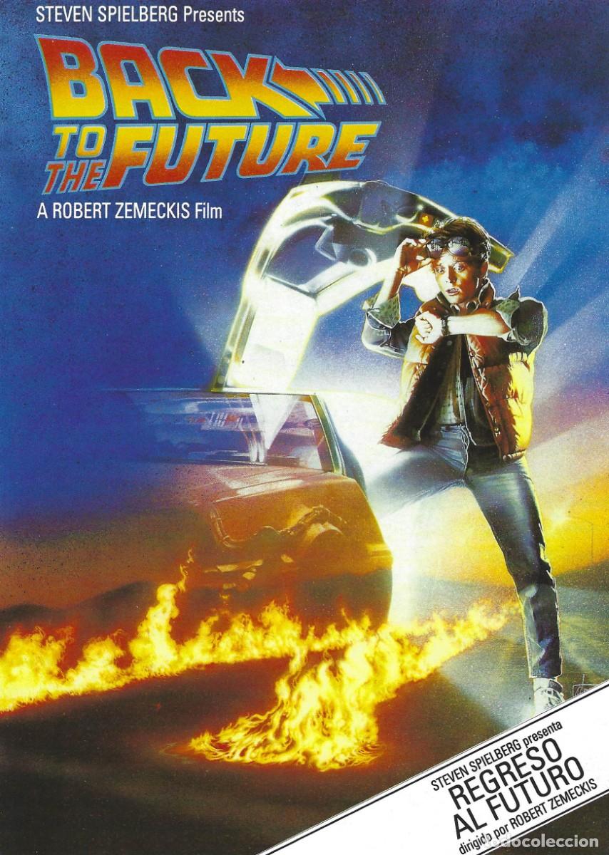 Cine: VC202 BACK TO FUTURE-DOBLE-GUIA PUBLICITARIA PEQUE&Ntilde;A-21 X 15 CM.