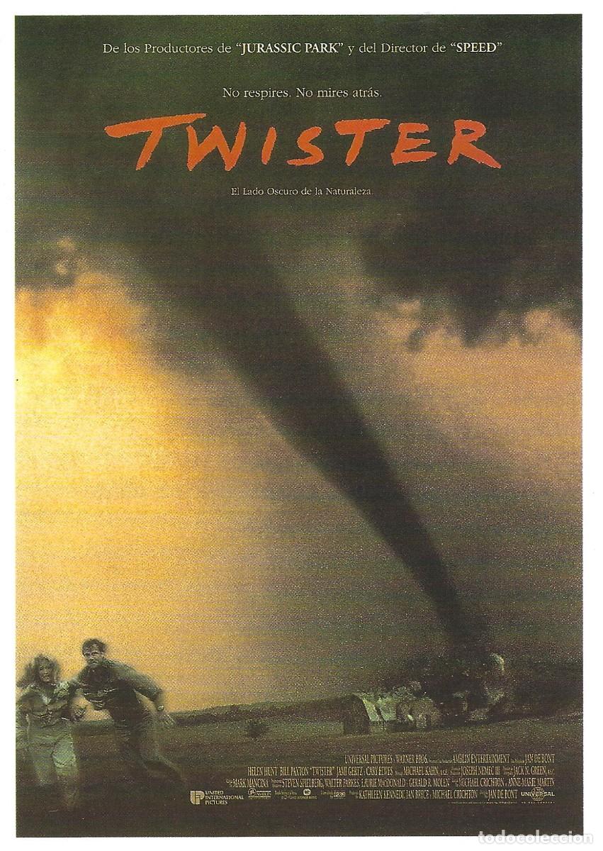 Cine: VC228 TWISTER-SENCILLO-GUIA PUBLICITARIA PEQUE&Ntilde;A-17 X 12 CM.