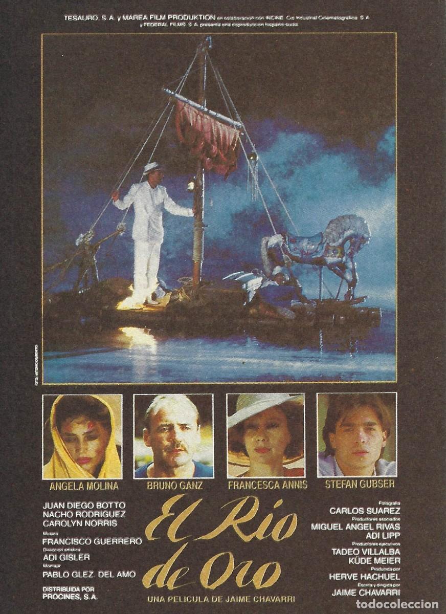 Cine: VC238 EL RIO DE ORO-SENCILLO-GUIA PUBLICITARIA PEQUE&Ntilde;A-15 X 11 CM.