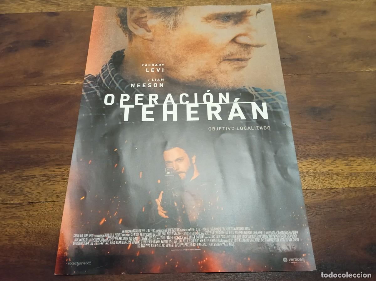 Cine: Operacion Teheran - Zachary Levi, Liam Neeson - Guia original Vertice 2026