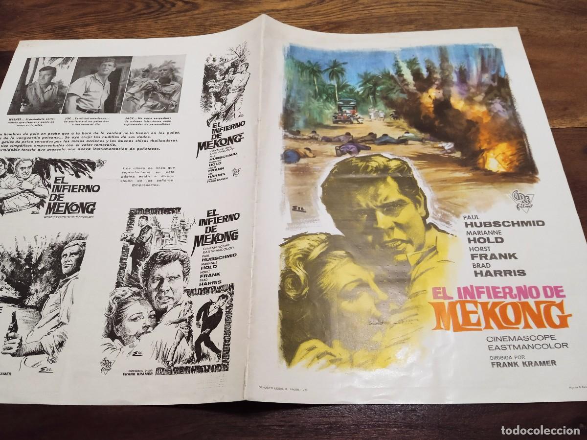 Cine: El infierno de Mekong - Paul Hubschmid, Marianne Hold, Horst Frank - Guia original Cire Films 1965