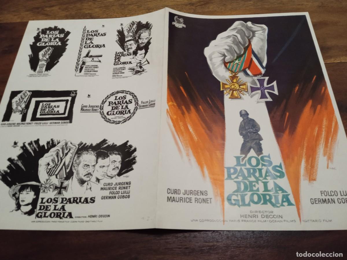 Cine: Los parias de la gloria - Curd Jurgens, German Cobos - Guia original Interpeninsular 1965 Mac