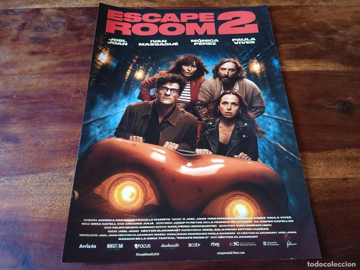 Cine: Escape room 2 - Joel Joan, Monica Perez, Ivan Massague, Paula Vives - Guia original Filmax 2026