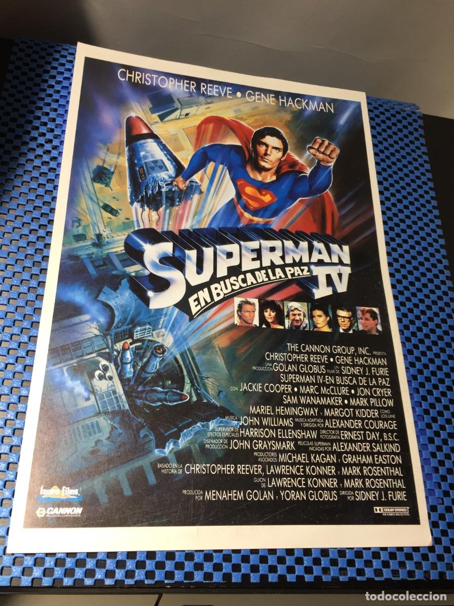 Cine: Guia de cine Superman IV En busca de la paz - Christopher Reeve