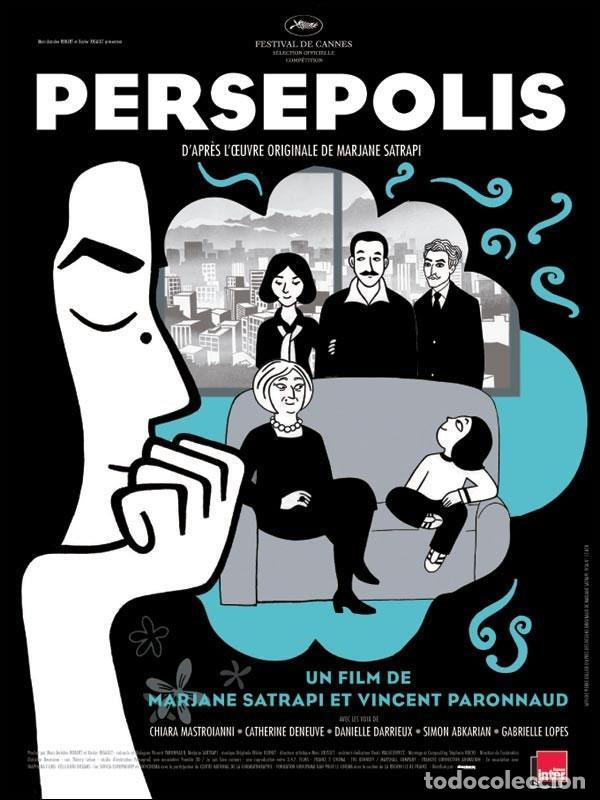 Cine: Tr&aacute;iler pel&iacute;cula cine 35mm PERS&Eacute;POLIS (2007) de Marjane Satrapi y Vincent Paronnaud