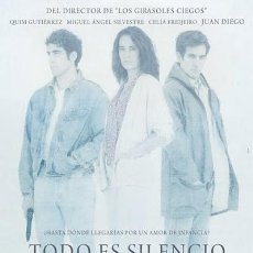 Cine: PELÍCULA LARGOMETRAJE DE CINE EN 35MM TODO ES SILENCIO (2012). Lote 338612728