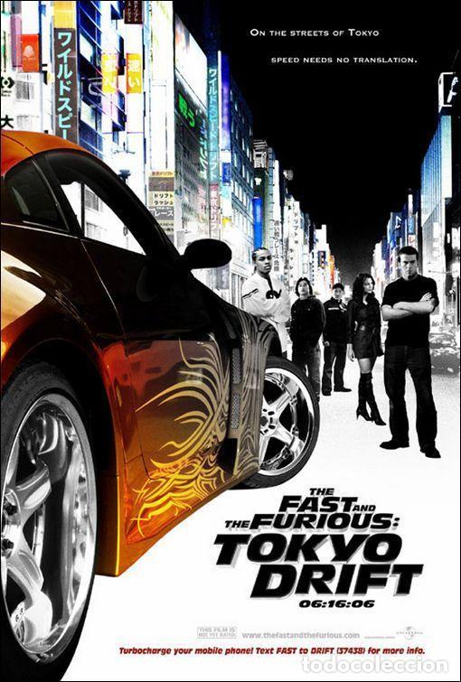 Cine: Tr&aacute;iler pel&iacute;cula cine 35mm A TODO GAS 3: TOKYO RACE (The fast and the furious: Tokyo Drift)