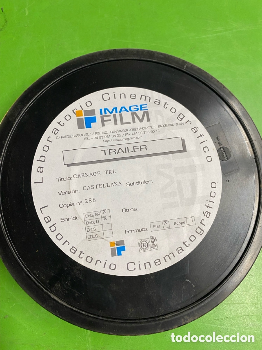 Cinema: Trailer Carnage 35 mm cast