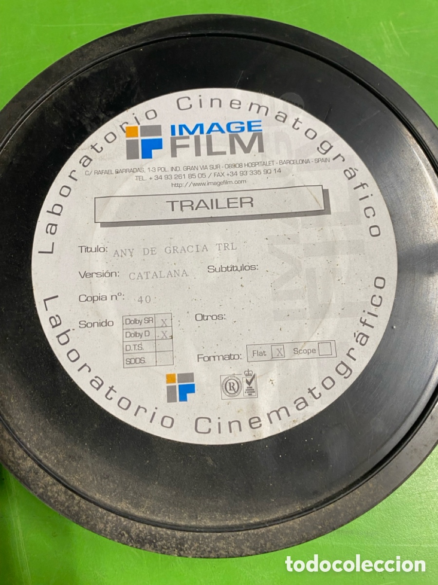 Cinema: Trailer Any de Gracia 35 mm Catala