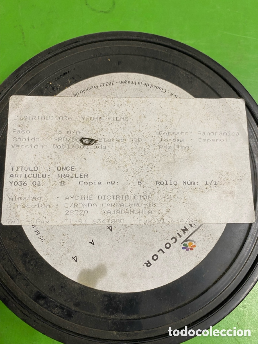 Cin&eacute;ma: Trailer ONCE 35 mm cast