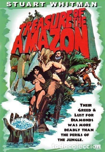 Kino: Tr&aacute;iler pel&iacute;cula cine 35mm El tesoro de la selva perdida Treasure of the Amazon, Tesoro del Amazonas