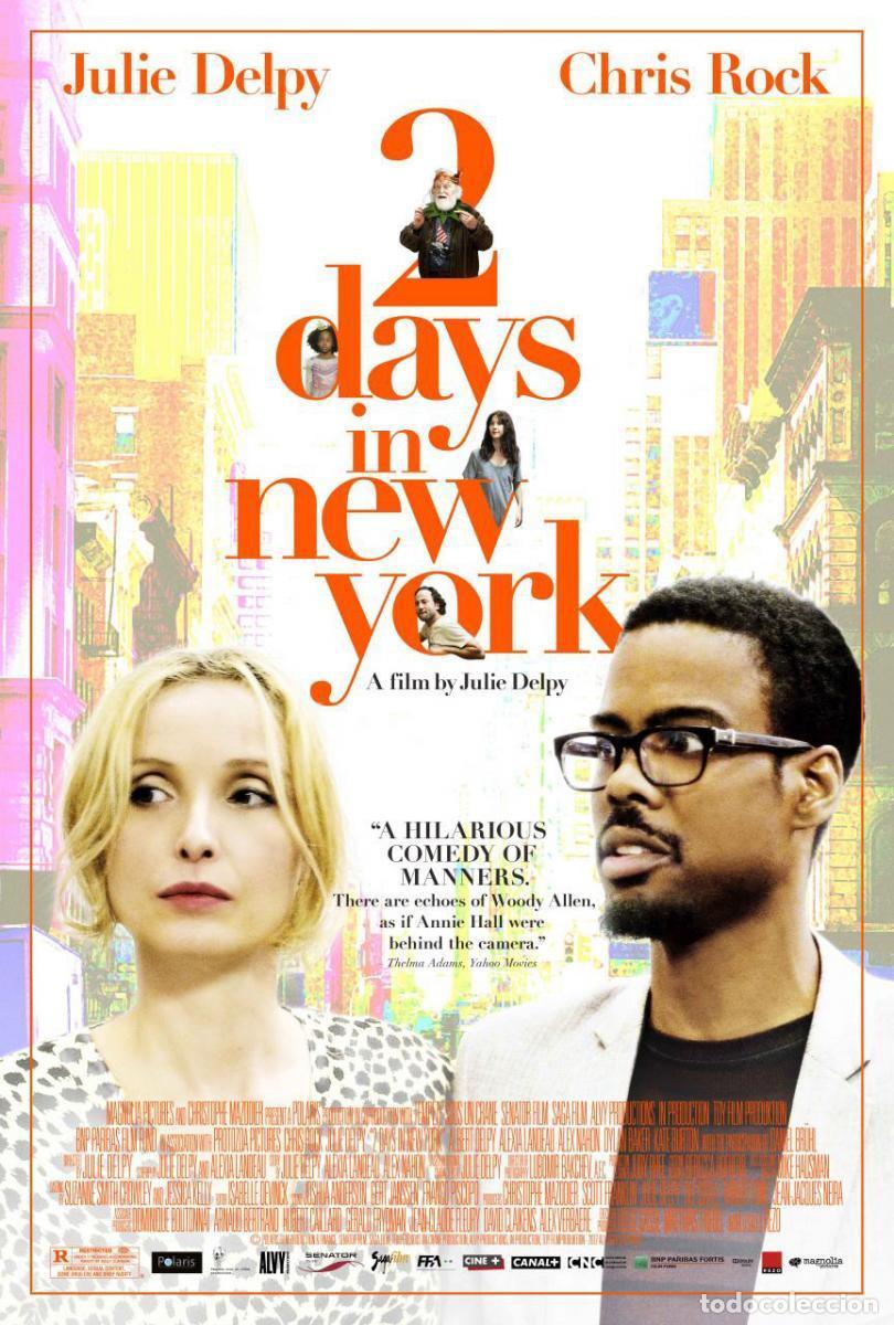 Cine: Tr&aacute;iler pel&iacute;cula cine 35mm Dos d&iacute;as en Nueva York (2 Days in New York) con Julie Delpy, Chris Rock