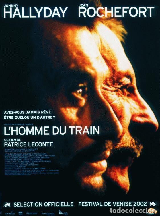 Cine: Tr&aacute;iler pel&iacute;cula cine 35mm El hombre del tren (L'homme du train) con Jean Rochefort, Johnny Hallyday