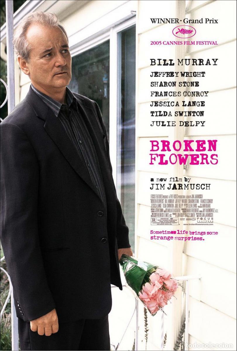 Cine: Tr&aacute;iler pel&iacute;cula cine 35mm Flores rotas (Broken flowers) c/ Bill Murray, Sharon Stone, Tilda Swinton
