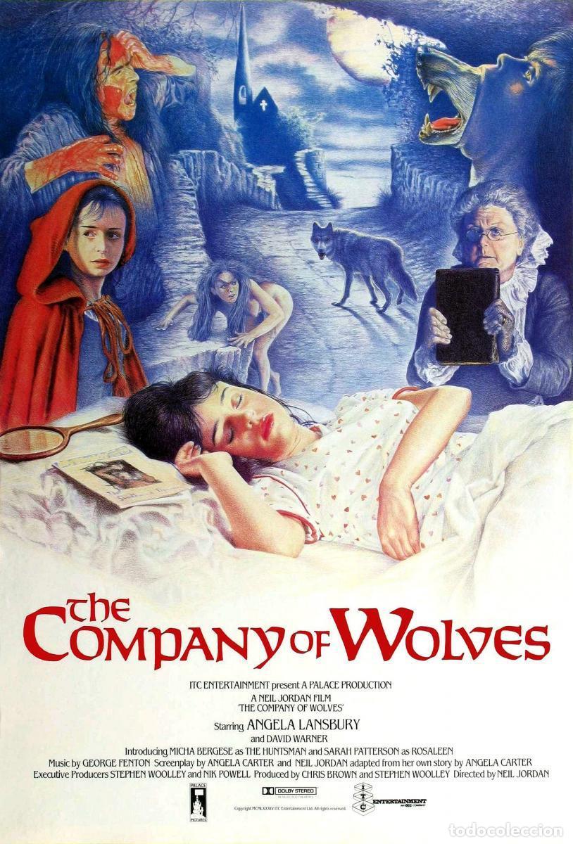 Cine: Pel&iacute;cula largometraje cine 35mm En compa&ntilde;&iacute;a de lobos (The company of wolves) con Angela Lansbury