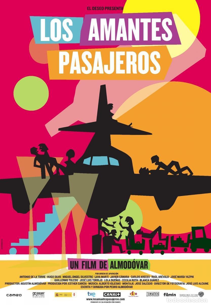 Cine: Tr&aacute;iler pel&iacute;cula cine 35mm Los amantes pasajeros con Javier C&aacute;mara, Ra&uacute;l Ar&eacute;valo, Cecilia Roth V2