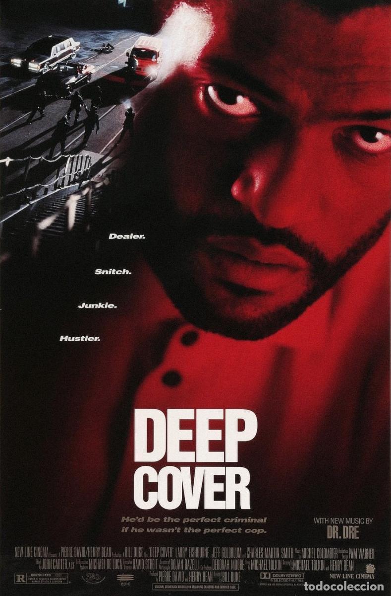 Cine: Tr&aacute;iler pel&iacute;cula cine 35mm La cara sucia de la ley (Deep cover) c/ Laurence Fishburne, Jeff Goldblum