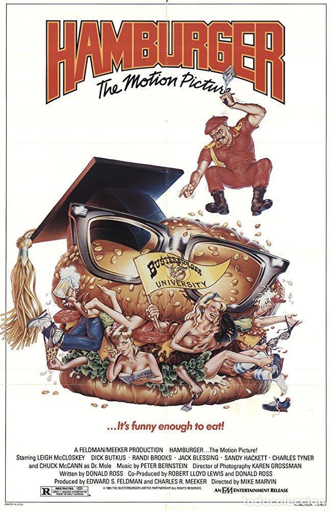 Cin&eacute;ma: Tr&aacute;iler pel&iacute;cula cine 35mm Hamburger: La pel&iacute;cula (Hamburger: The Motion Picture) con Chuck McCann