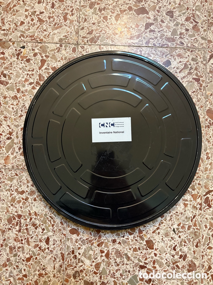 Cine: Caja lata envase Kodak para rollo de pel&iacute;cula de 35mm de metal capacidad para 600 metros. 37 cms