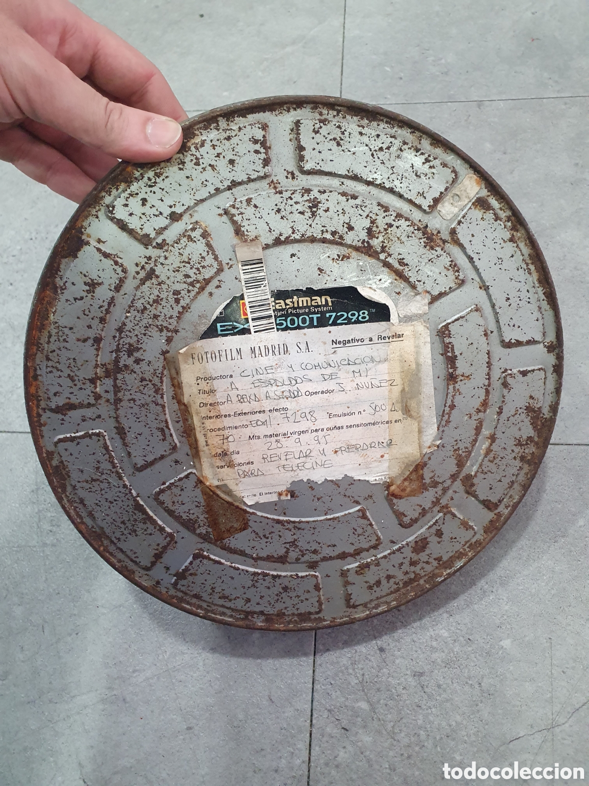 Cine: Rara pel&iacute;cula 35mm Anton Reixa. A espaldas de mi. (L98)