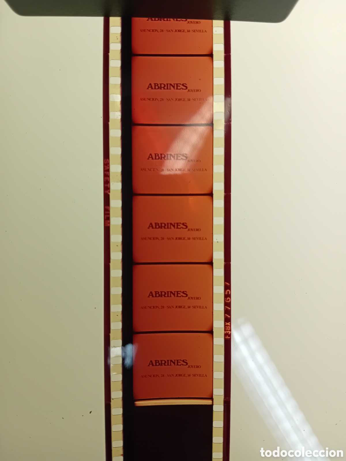 Cine: COLA 35MM JOYERIA ABRINES (SEVILLA) PARA ANUNCIO DIAMANTES DE BEERS. A&Ntilde;OS 70