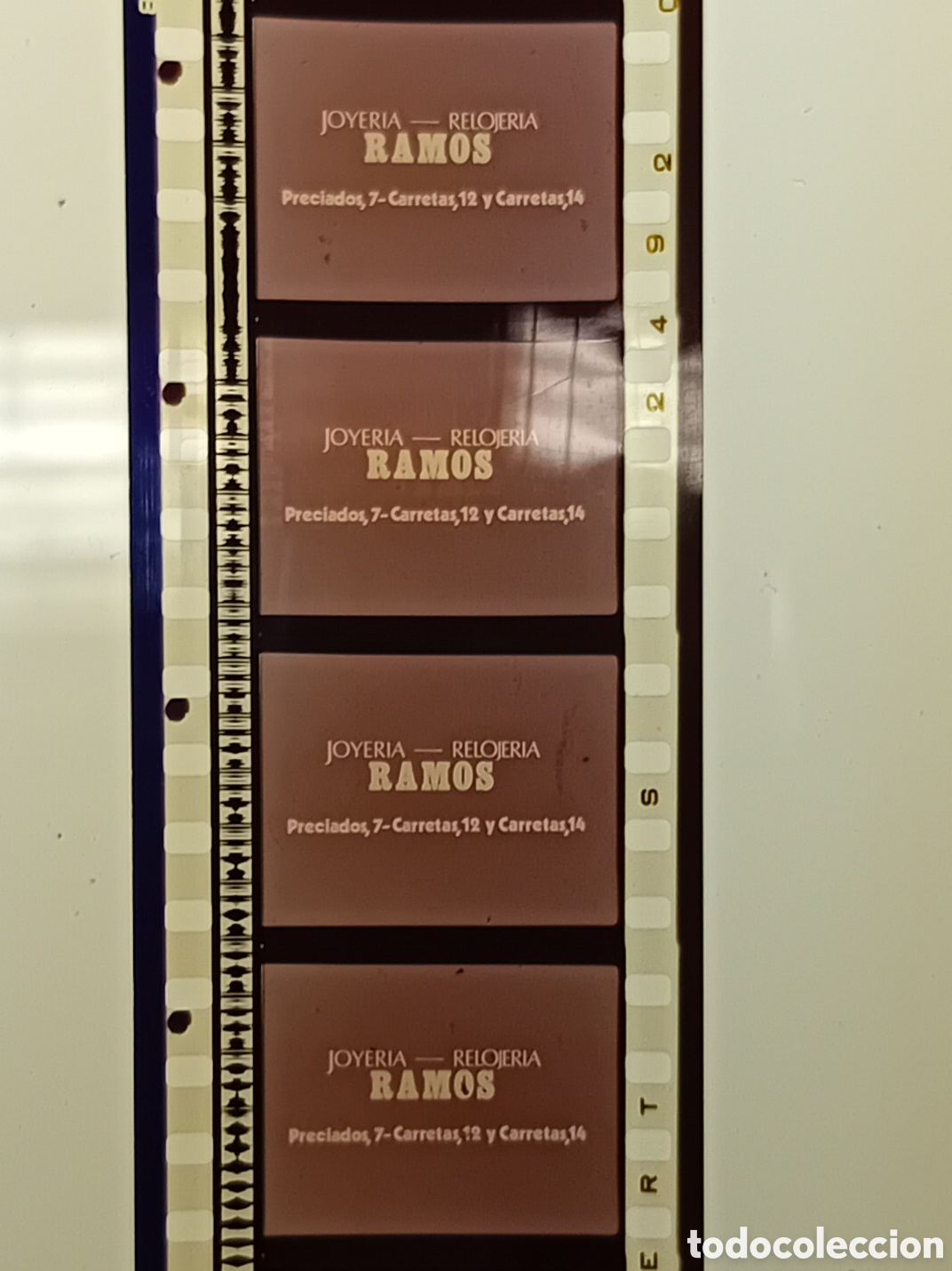 Cine: COLA 35MM JOYERIA RAMOS (MADRID) PARA ANUNCIO DIAMANTES DE BEERS. A&Ntilde;OS 70