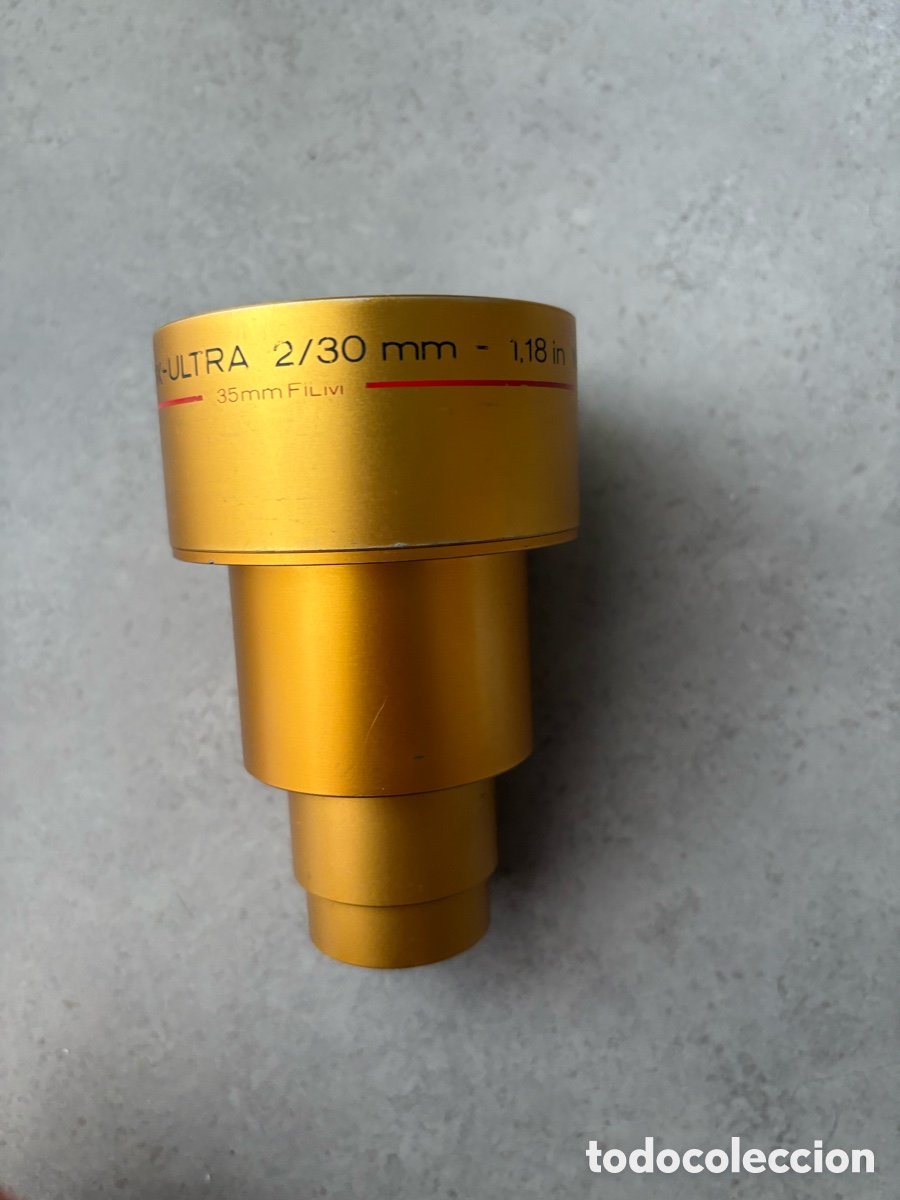 Cine: Lente objetivo Schneider WA Cinelux-Ultra foco 30mm para proyector de pel&iacute;cula de cine de 35mm