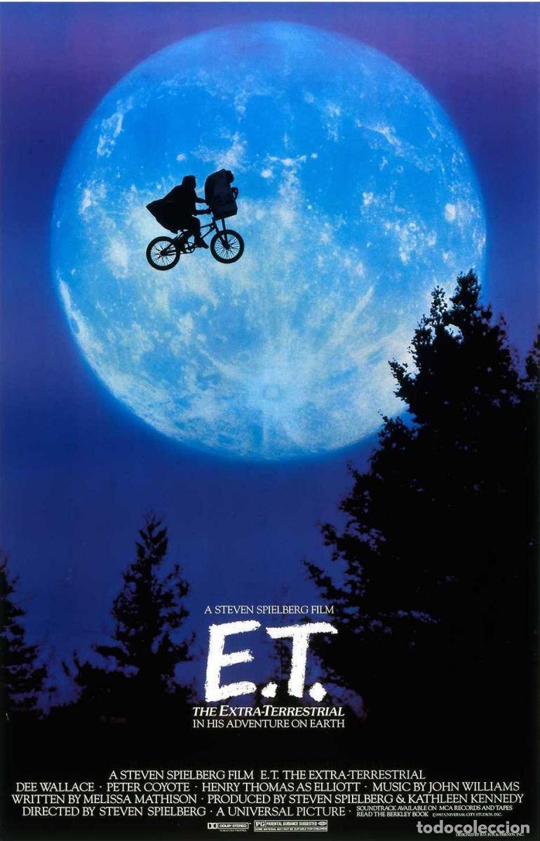 Cine: Pel&iacute;cula largometraje cine 35mm E.T. Extraterrestre (E.T. The Extra-Terrestrial, 1982)