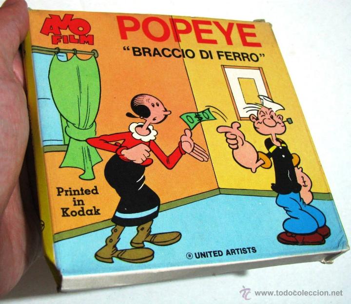 Antigua Pelicula Film 8 Mm Popeye Dibujo Animad Comprar Peliculas De Cine 8 Mm En Todocoleccion