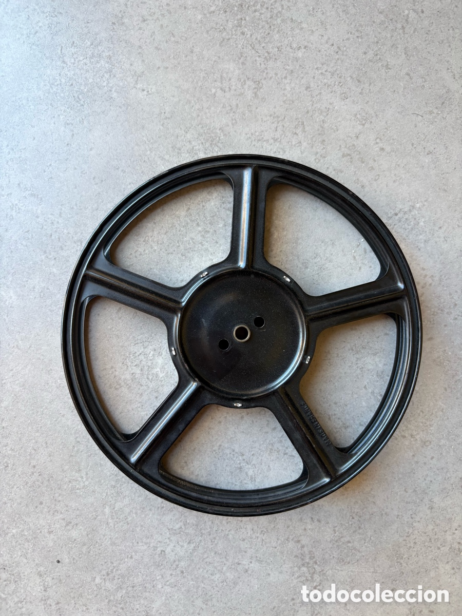 Cinema: Bobina para pel&iacute;cula de cine de 9,5mm Path&eacute; Baby de 17 cm de di&aacute;metro, 120 metros de capacidad