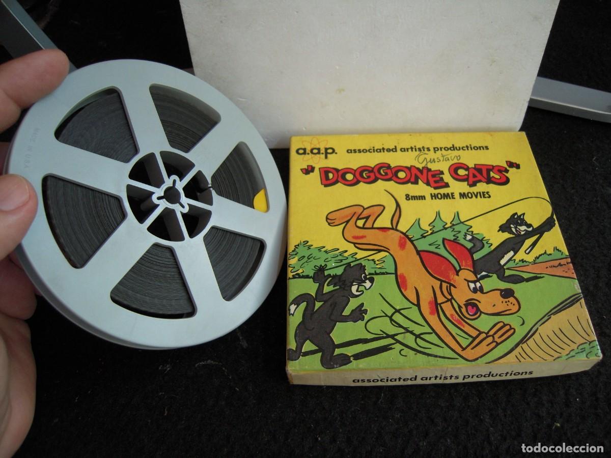 Cine: DOGGONE CATS Pelicula Dibujos Animados de Cine 8mm 60 metros A&ntilde;os 70