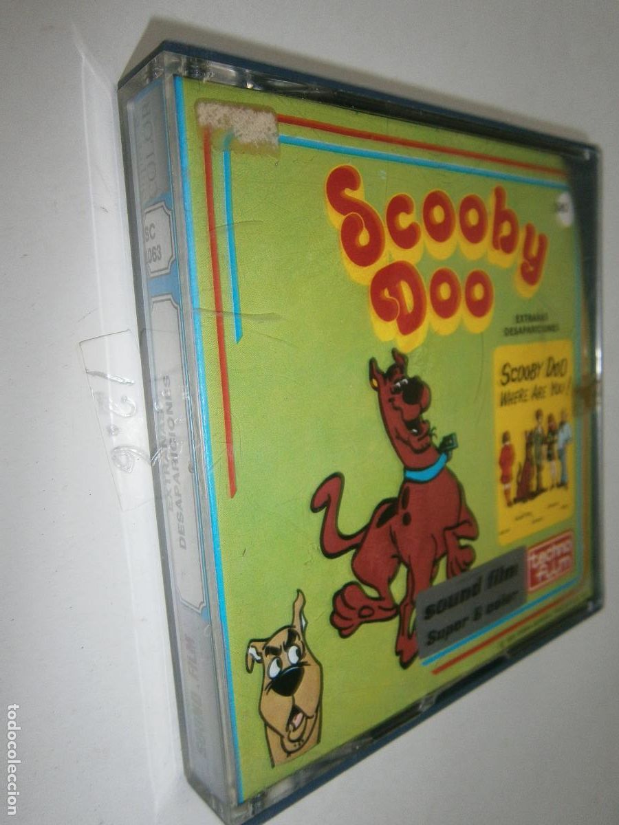 Cine: ANTIGUA PELICULA SUPER 8 VINTAGE SCOOBY-DOO - ESTRA&Ntilde;AS DESAPARICIONES