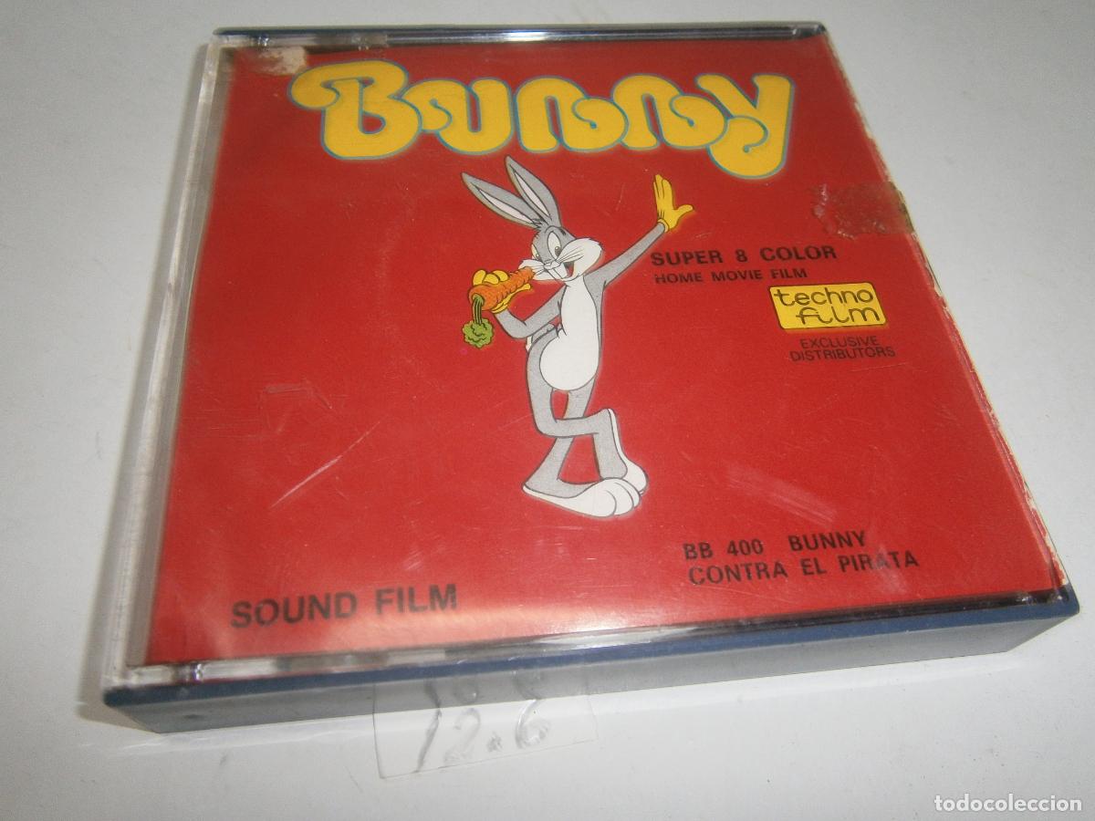 Cine: ANTIGUA PELICULA SUPER 8 VINTAGE BUGS BUNNY - BUNNY CONTRA LOS PIRATAS