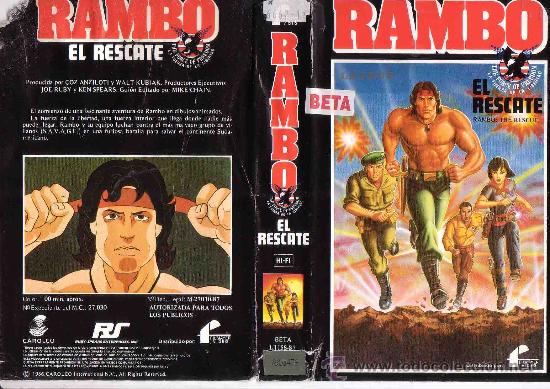 Cine: RAMBO / DIBUJOS ANIMADOS / BETA - Foto 1