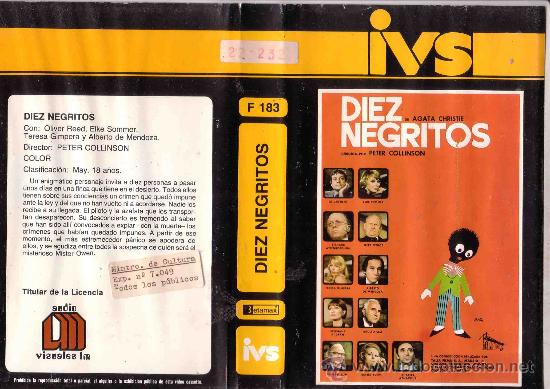 Cine: DIEZ NEGRITOS / 1 EDICION IVS / BETA - Foto 1