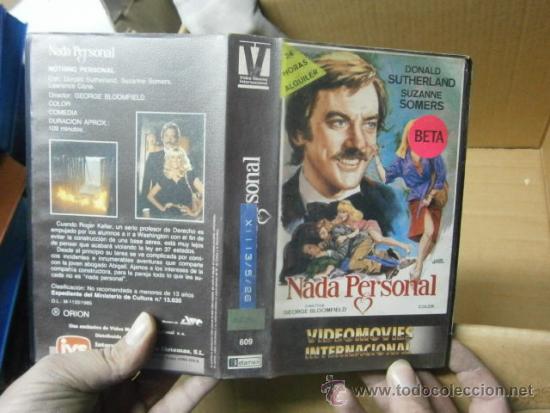 Cine: NADA PERSONAL --BETAMAX-- - Foto 1