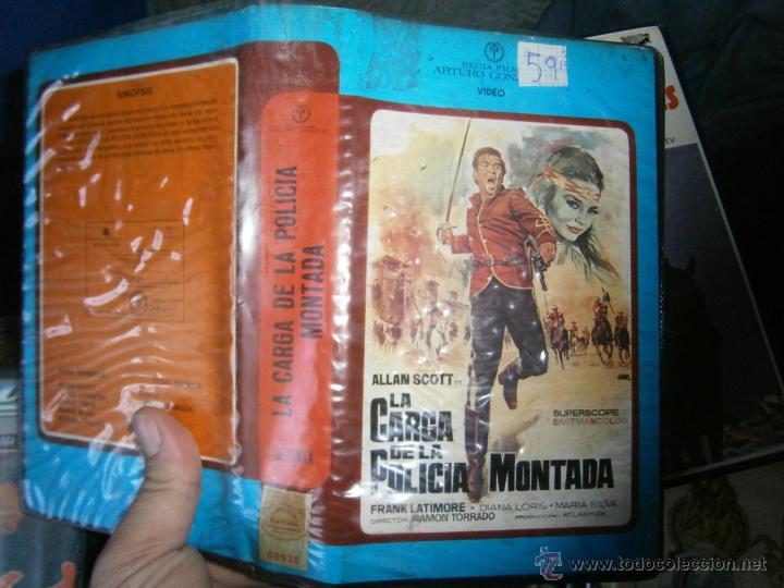 Cine: LA CARGA DE LA POLICIA MONTADA-BETA - Foto 1