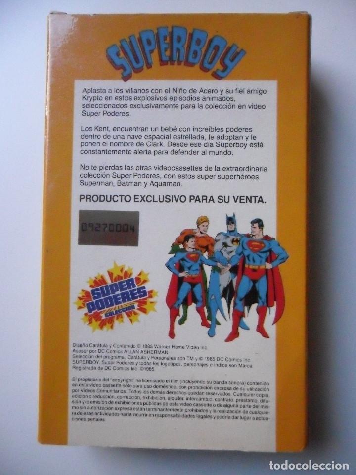 Cine: SUPER POWERS SUPER PODERES SUPERBOY BETA DC COMICS WARNER BROS 1985 - Foto 2